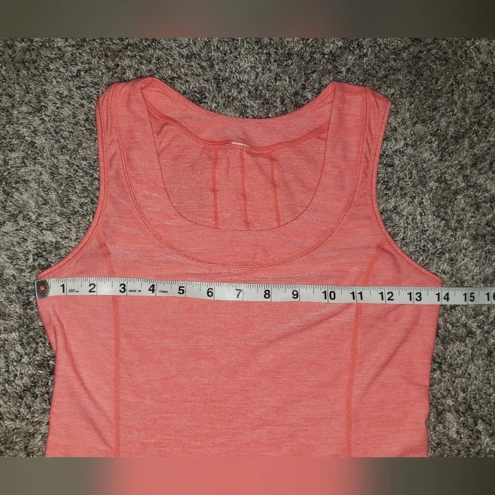 Lululemon| Dash 2.0 Coral Ruffle Back Tank Top